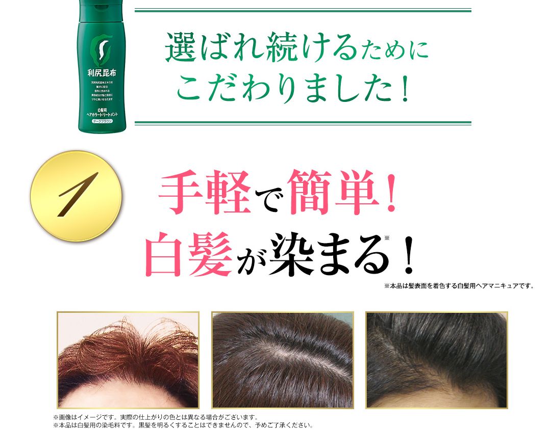 利尻ヘアカラートリートメント1